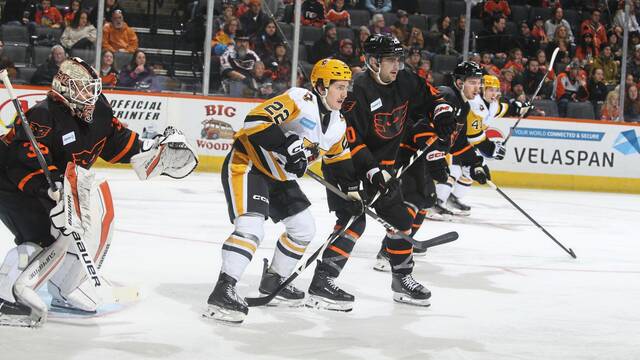 Minor league report: Penguins beat Phantoms in Tanner Howe’s debut
