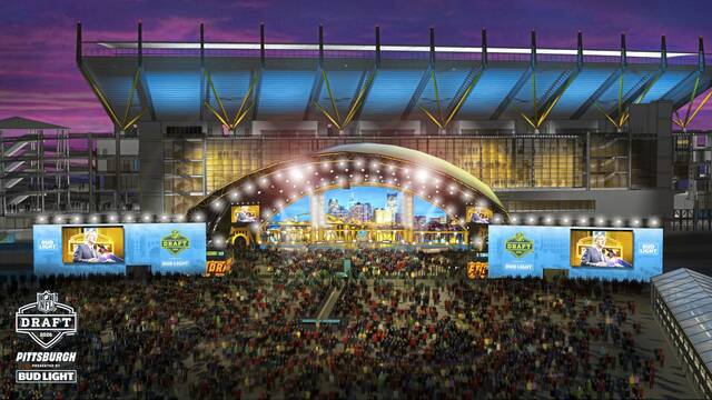 Renderings show how NFL Draft will take over Downtown Pittsburgh and North Shore