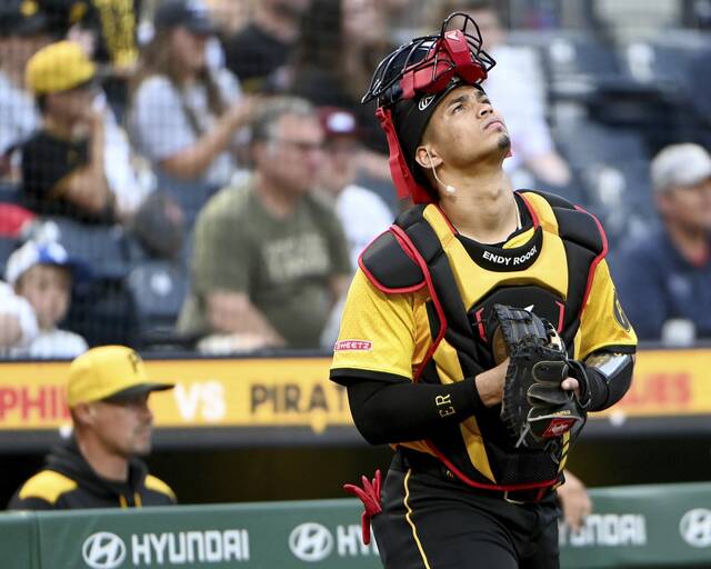 Pirates by Position: Endy Rodriguez, Rafael Flores look to find a way to fit in at catcher