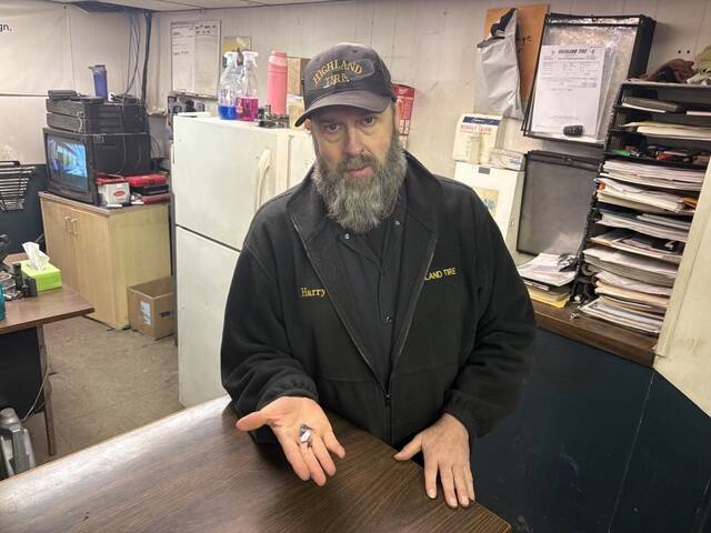 Mysterious metal shards leave dozens of Alle-Kiski Valley drivers with flat tires