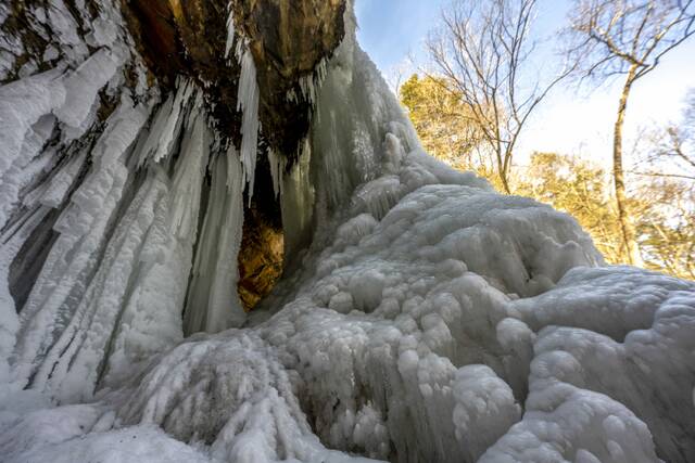 Nature on ice: Ohiopyle State Park a wonderland as it welcomes Winterfest