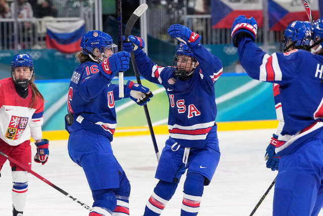 U.S. opens women’s Olympic hockey tournament with rout of Czechia