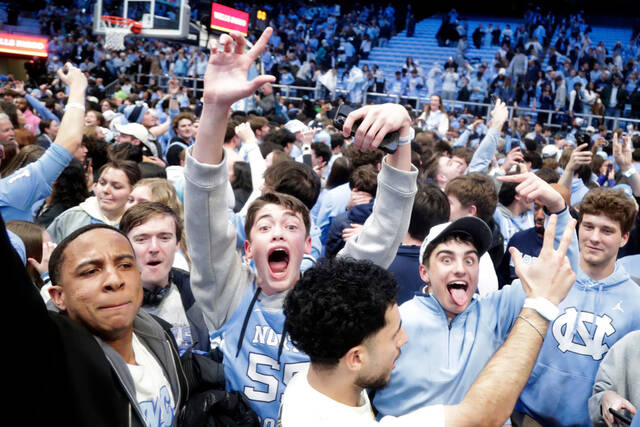 ACC announces fine for UNC fans storming court after Duke win