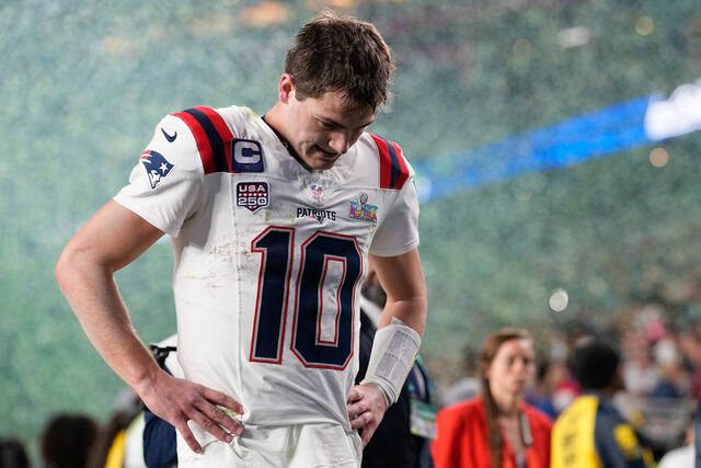 Patriots’ Drake Maye had pain-relieving injection in shoulder before 3 turnovers in Super Bowl loss