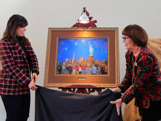 Paintings unveiled in Bethel Park to celebrate 250th anniversary of U.S.