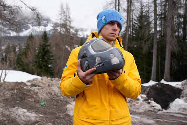 Ukraine’s Vladyslav Heraskevych out of Olympics because of banned helmet honoring war dead