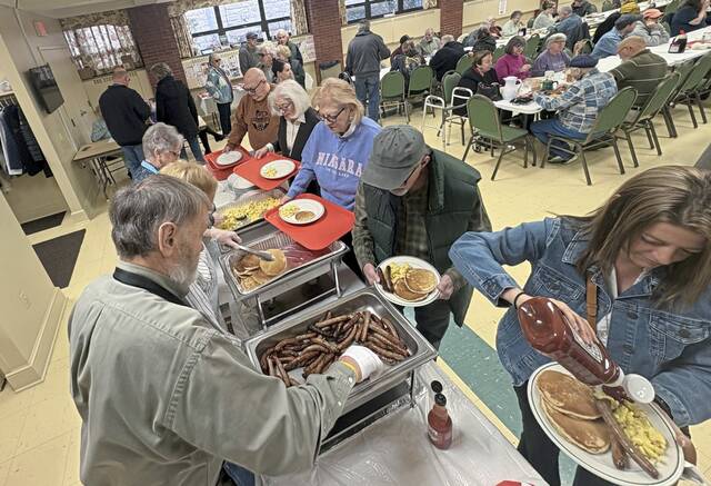Ligonier church hosts full house at pancake breakfast to benefit Ruthie’s Diner employees