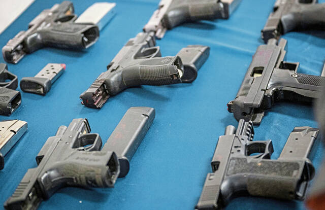 48 guns seized this year as more drug dealers recruit teens in Western Pa., authorities say