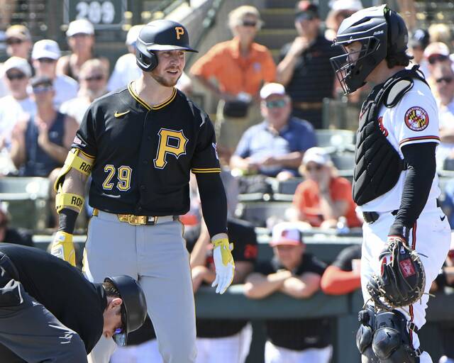 Ryan O’Hearn homers in debut as Pirates pound Baltimore in Grapefruit League opener
