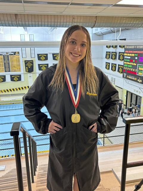 North Allegheny’s Ethan Maravich, Maggie Lapina defend WPIAL Class 3A diving titles