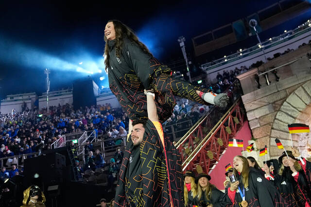 Photos from the closing ceremony of Milan Cortina Olympics