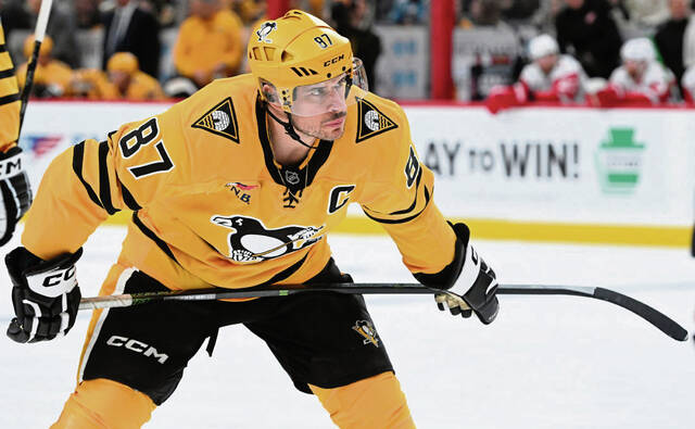 Penguins forward Sidney Crosby’s status remains unresolved