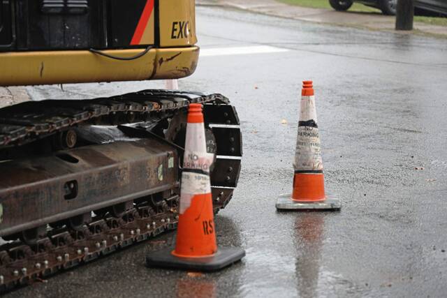 Single-lane closures for bridge work will begin Monday on Route 119