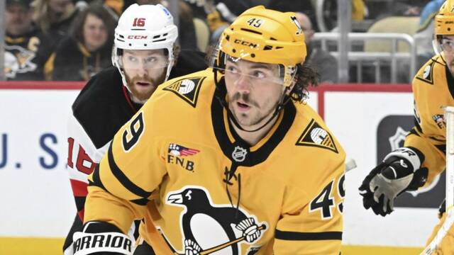 Penguins defenseman Sam Girard sidelined by undisclosed injury