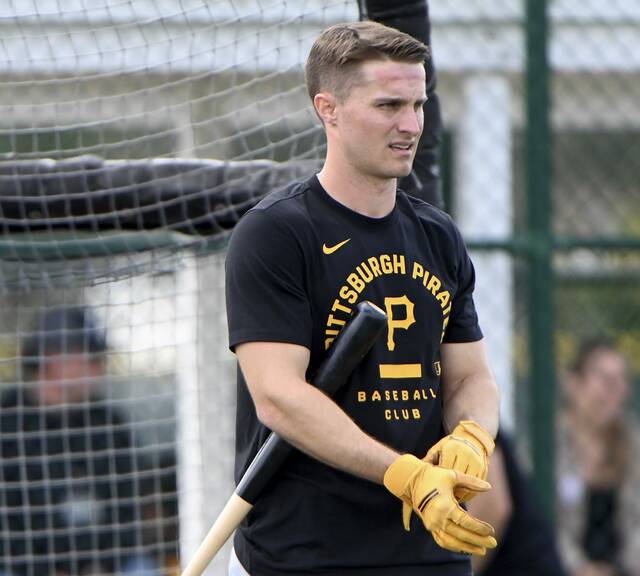 Outfielder Jake Mangum proving to Pirates he’s willing to do whatever it takes to win