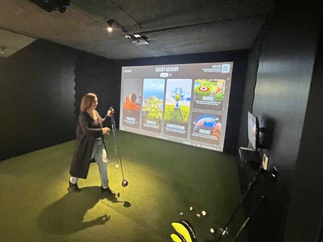 New indoor golf simulator lounge eyes March opening in Indiana Township