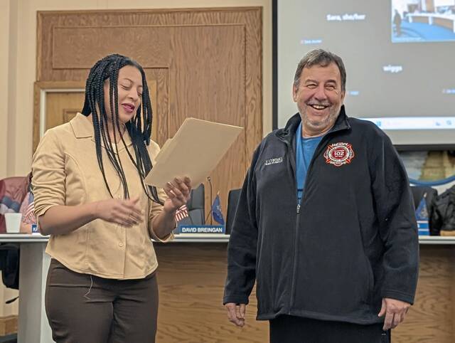 Longtime firefighter, former Sharpsburg chief, Lou Costanzo recognized for 50 years of service