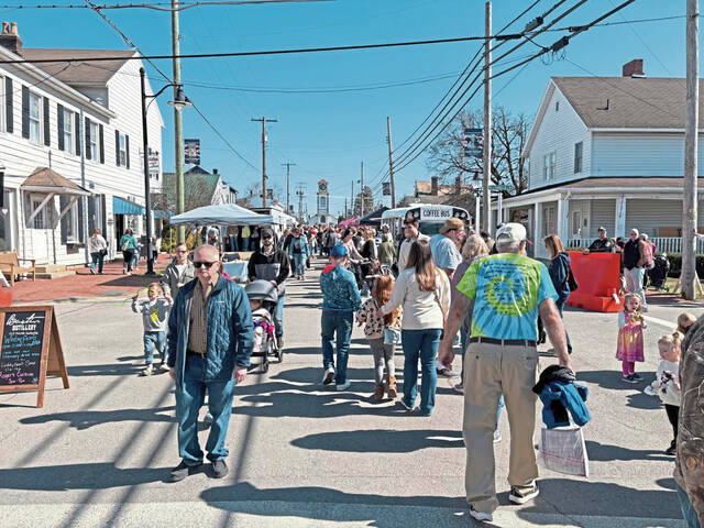 Warm, sunny day draws large crowd to 5th annual Saxonburg Winter Festival