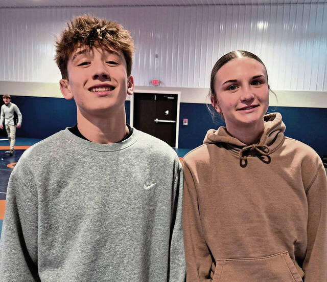 Derry’s Keesecker brother-sister combo make history, hope to medal at state wrestling