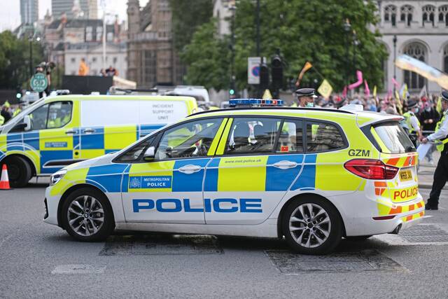 London police arrest 3 men on suspicion of spying for China