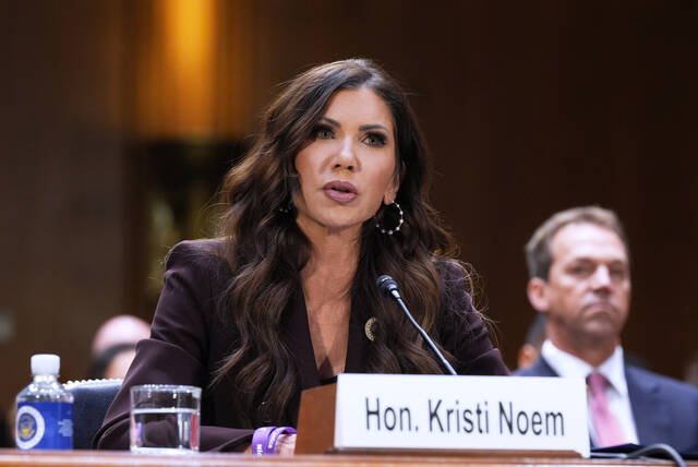 
			
				                                Homeland Security Secretary Kristi Noem appears for an oversight hearing before the Senate Judiciary Committee, at the Capitol in Washington. (AP)

			
		