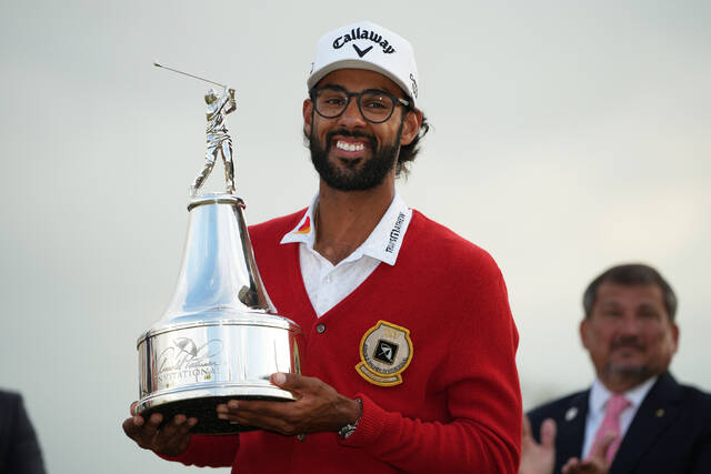 Akshay Bhatia has a charge that would make Arnie proud. He rallies from 5 down to win Bay Hill