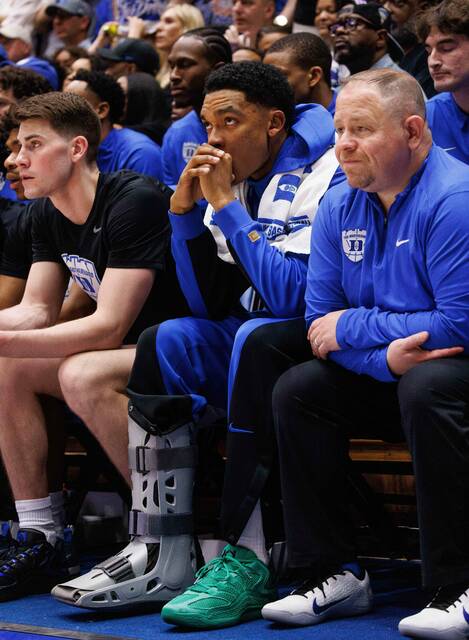 No. 1 Duke loses Caleb Foster to broken foot; Patrick Ngongba II out for ACC tourney