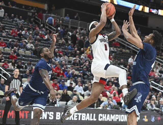 Duquesne wins at PPG Paints Arena, moves on in Atlantic 10 tourney