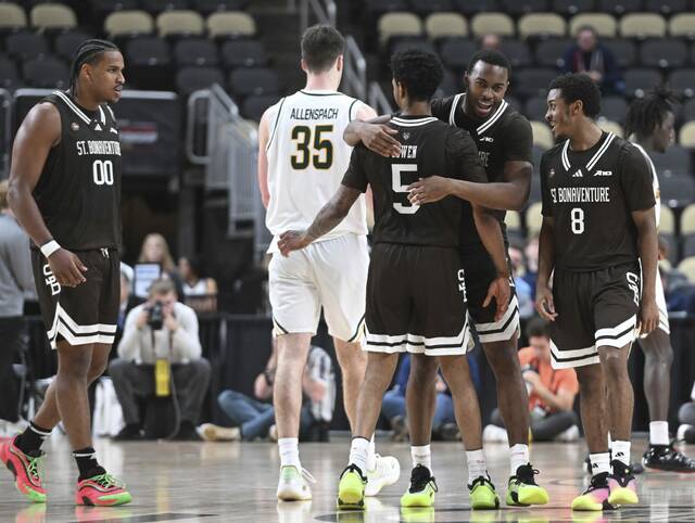 No. 13 St. Bonaventure upsets No. 5 George Mason in 2nd round of A-10 Tournament