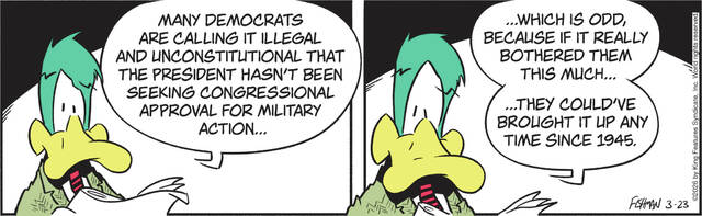 Mallard Fillmore cartoons for the week of March 23