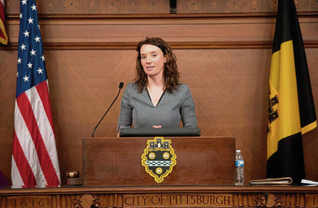 
			
				                                Pittsburgh Controller Rachael Heisler (Massoud Hossaini | Tribune-Review)

			
		