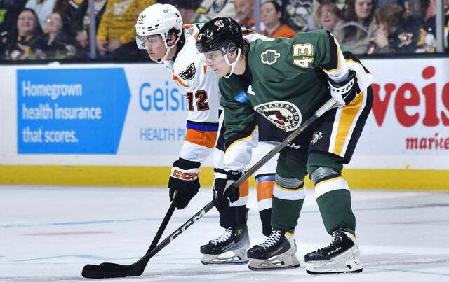 Minor league report Penguins lose 5th consecutive game in overtime