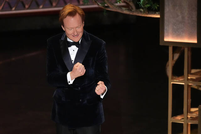 TV Talk: Winning host Conan O’Brien keeps Oscars moving