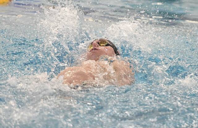 Led by double gold from Jackson Edwards, Bethel Park boys shine at WPIAL swim meet