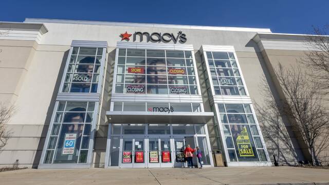 At Pittsburgh Mills’ Macy’s, even the shelves and fixtures are for sale