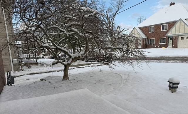 Surprise snowfall sets Western Pa. record, as some remain without power