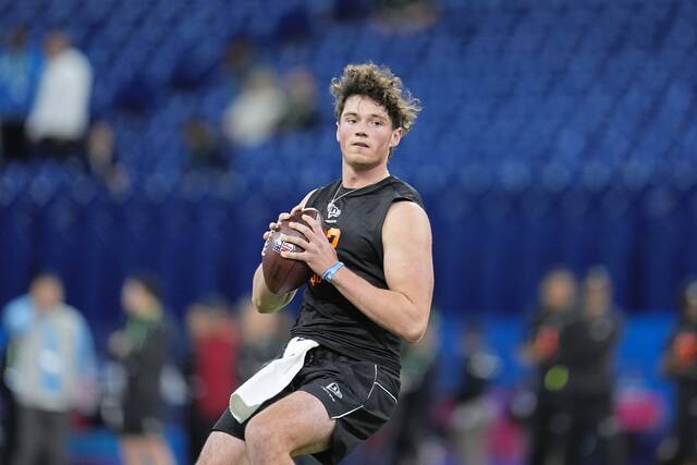 ‘I feel really good about everything’: Penn State’s Drew Allar is at peace with his NFL Draft uncertainty