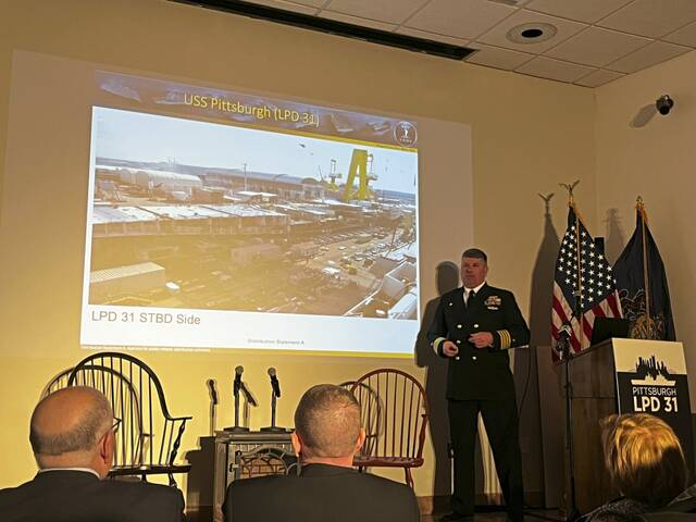 Navy celebrates 5th ship named for Pittsburgh at Fort Pitt Museum