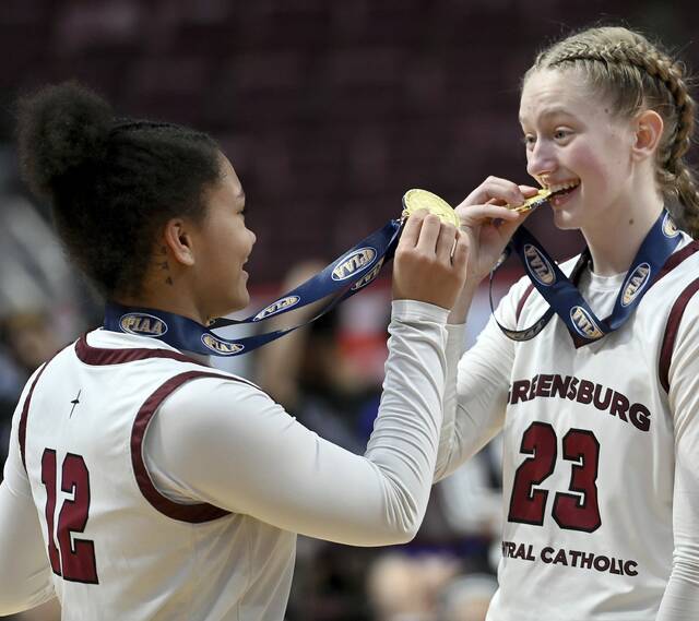 Greensburg Central Catholic girls revel in state championship victory after tough WPIAL final loss