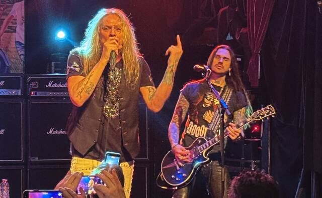 Sebastian Bach continues to fly the flag for Skid Row hits in Pittsburgh show