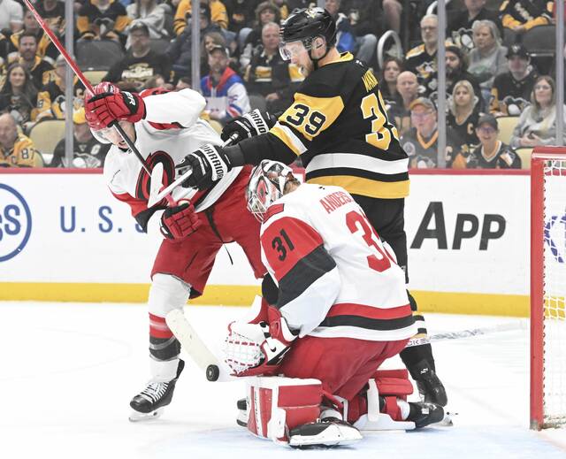 Penguins’ penalty kill struggles in loss to Hurricanes