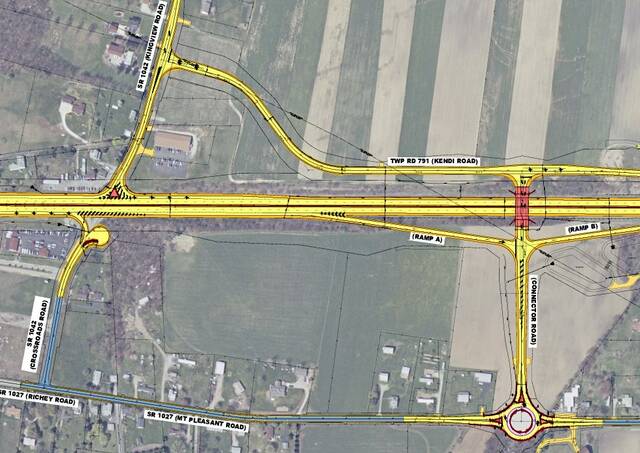 Mt. Pleasant, McClure roads to close for interchange reconstruction in Fayette