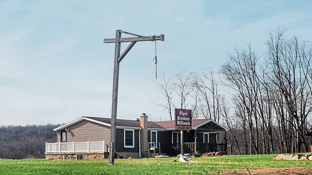 Derry Township man says gallows in front yard are ‘part of history,’ not meant to invoke lynchings