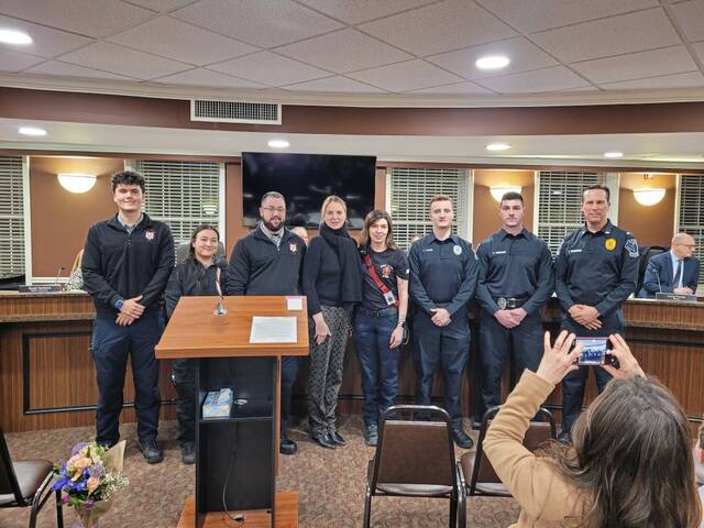 Indiana Township first responders thanked for lifesaving efforts during cardiac arrest incident