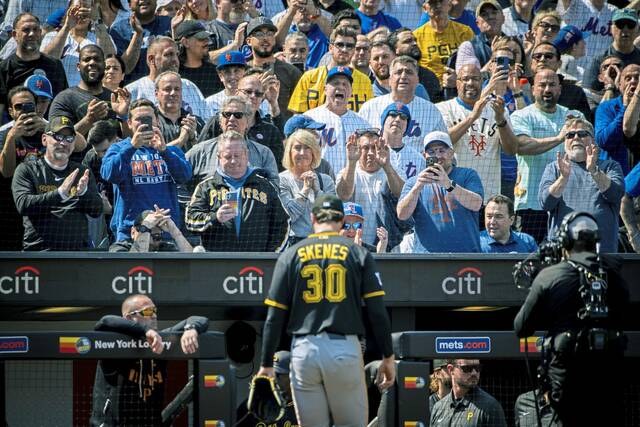 Early exit: Pirates’ Paul Skenes doesn’t survive 1st inning at Mets in opener