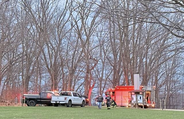 First responders help man stuck on Harrison Hills cliff return to safety