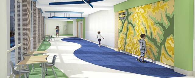 Bigger classrooms, better accessibility and rooftop playground highlight new Brentwood elementary school