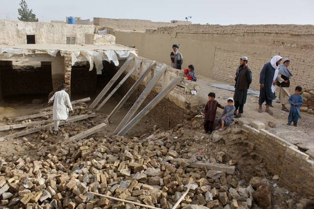 Afghan authorities say 14 more people die as a result of extreme weather and flooding