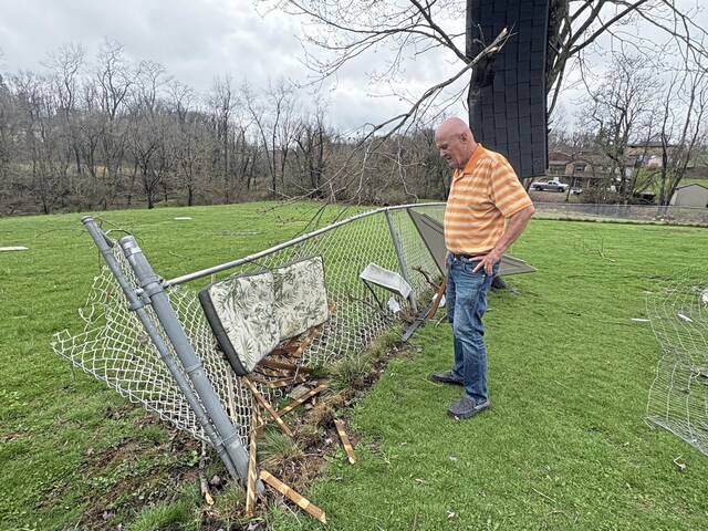 Straight-line winds damage properties in North Huntingdon