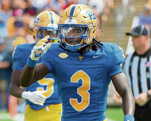 Pitt’s receivers, defensive backs compete for takeaway, big-play helmet stickers